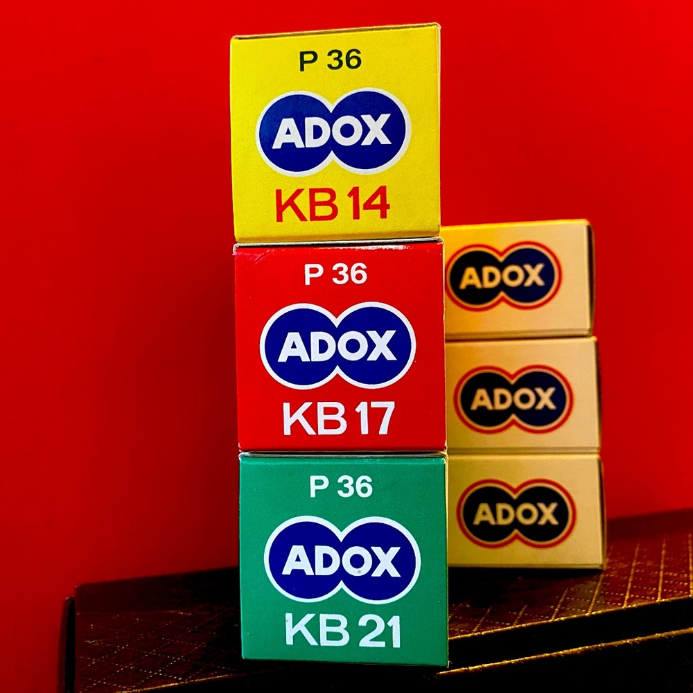 Vintage 1970s NEW UNUSED Expired Adox Film KB14-KB17-KB21